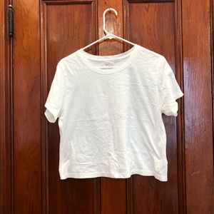 Athleta super soft organic cotton crop tee